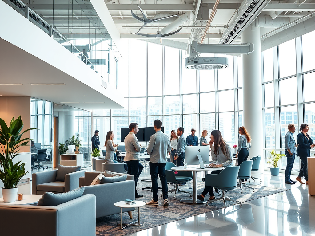 A sleek glass-topped boardroom table is the central focus, covered with neatly arranged recruitment materials: a silver laptop displaying a dashboard of analytics, printed role profiles with highlighted sections, and a structured interview scorecard on thick white cardstock. Behind the table, a floor-to-ceiling window reveals a soft-focus modern city skyline. Cool daylight pours in, creating crisp reflections on the glass surface and subtle shadows from the documents. Photographic realism with a clean, modern aesthetic, shot at eye level with a shallow depth of field so the table and materials are in sharp focus while the skyline gently blurs, conveying a professional, strategic, and high-caliber consulting atmosphere.
